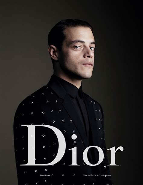 rami malek dior|Dior Homme Spring 2017 Campaign .